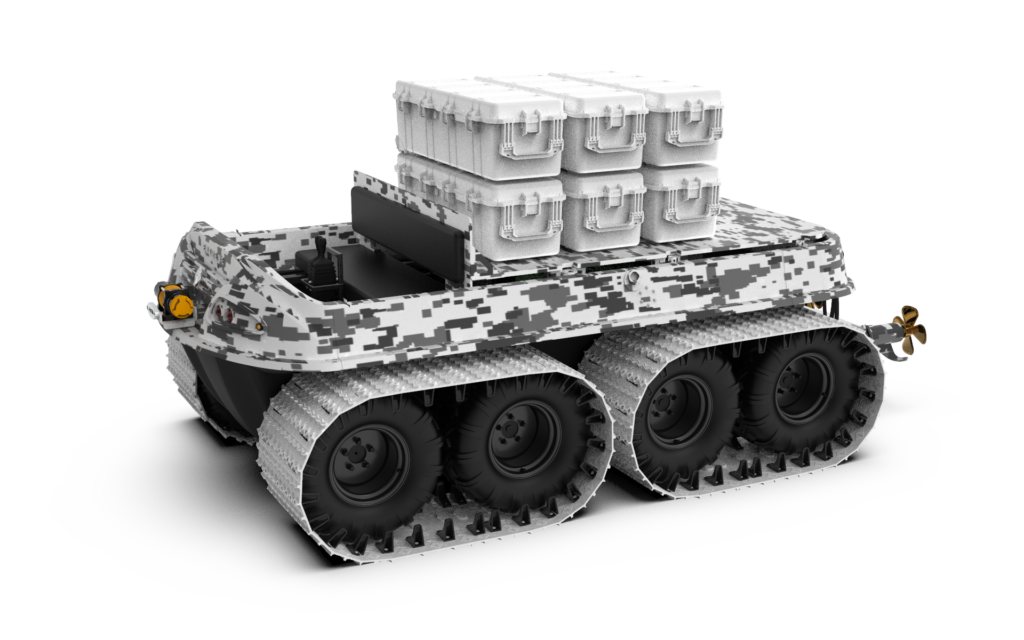 Proteus 8×8 extreme terrain vehicle